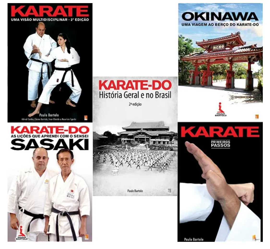 Capas dos livros do Prof. Bartolo